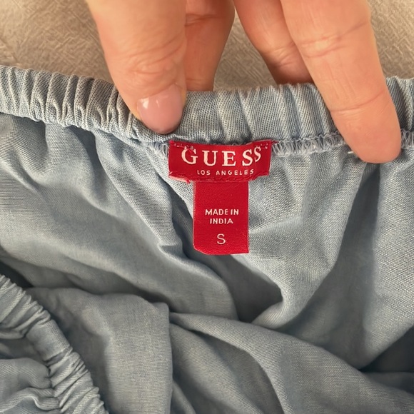 GUESS off the shoulder crop top. Small. - Picture 2 of 2